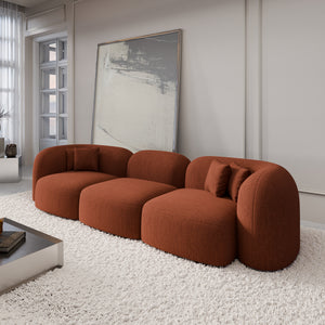 STRUCTURED FABRIC Terracotta