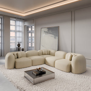 REAL LEATHER Beige