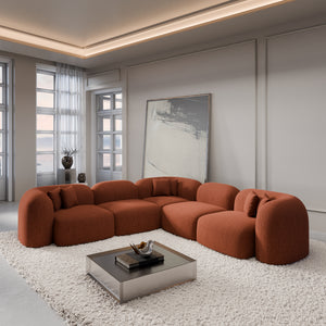STRUCTURED FABRIC Terracotta