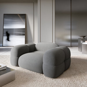 CORD VELVET Dark Grey