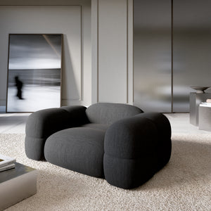 STRUCTURED FABRIC Black