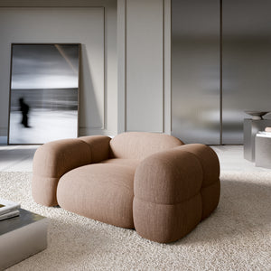 STRUCTURED FABRIC Brown