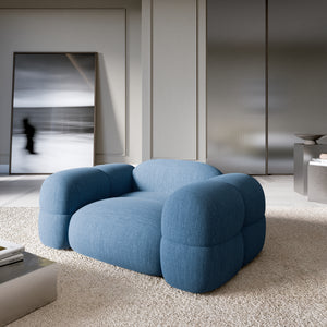 STRUCTURED FABRIC Dark Blue