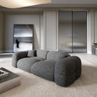 Sofa Monaco 2 Seater - BOUCLE Graphite - Room View