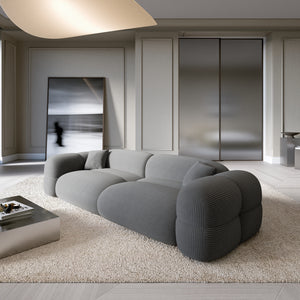 CORD VELVET Dark Grey