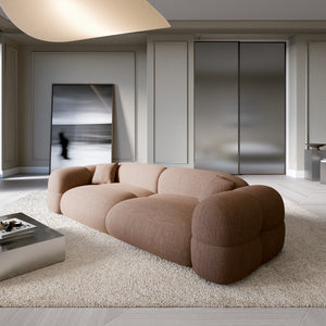 STRUCTURED FABRIC Brown