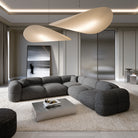 Sofa Monaco Corner Form - BOUCLE Graphite - Room View