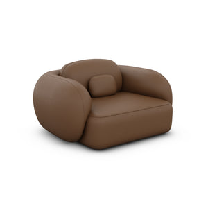 REAL LEATHER Choco Brown