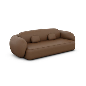 REAL LEATHER Choco Brown