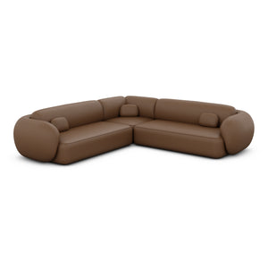 REAL LEATHER Choco Brown