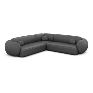 REAL LEATHER Dark Grey