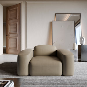 REAL LEATHER Dark Beige