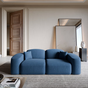 STRUCTURED FABRIC Dark Blue