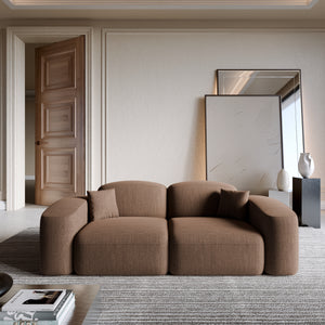 STRUCTURED FABRIC Brown
