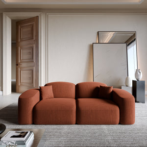 STRUCTURED FABRIC Terracotta