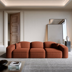 STRUCTURED FABRIC Terracotta