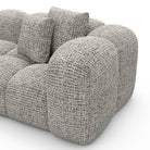 Sofa Sueno U Form XXL Lounge - BOUCLE COCO Off Grey / Right - Closeup