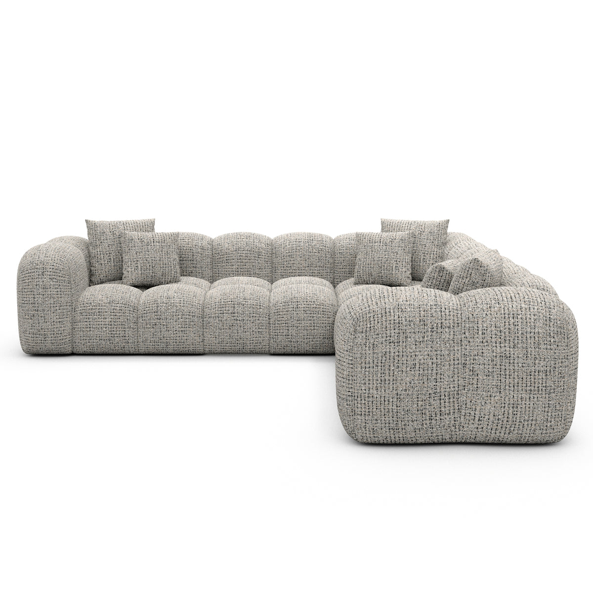 Sofa Sueno Corner Form - BOUCLE COCO Off Grey - View 2