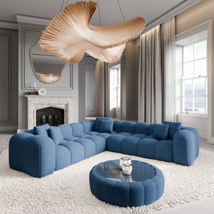 STRUCTURED FABRIC Dark Blue