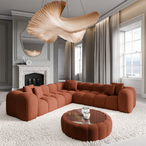 STRUCTURED FABRIC Terracotta