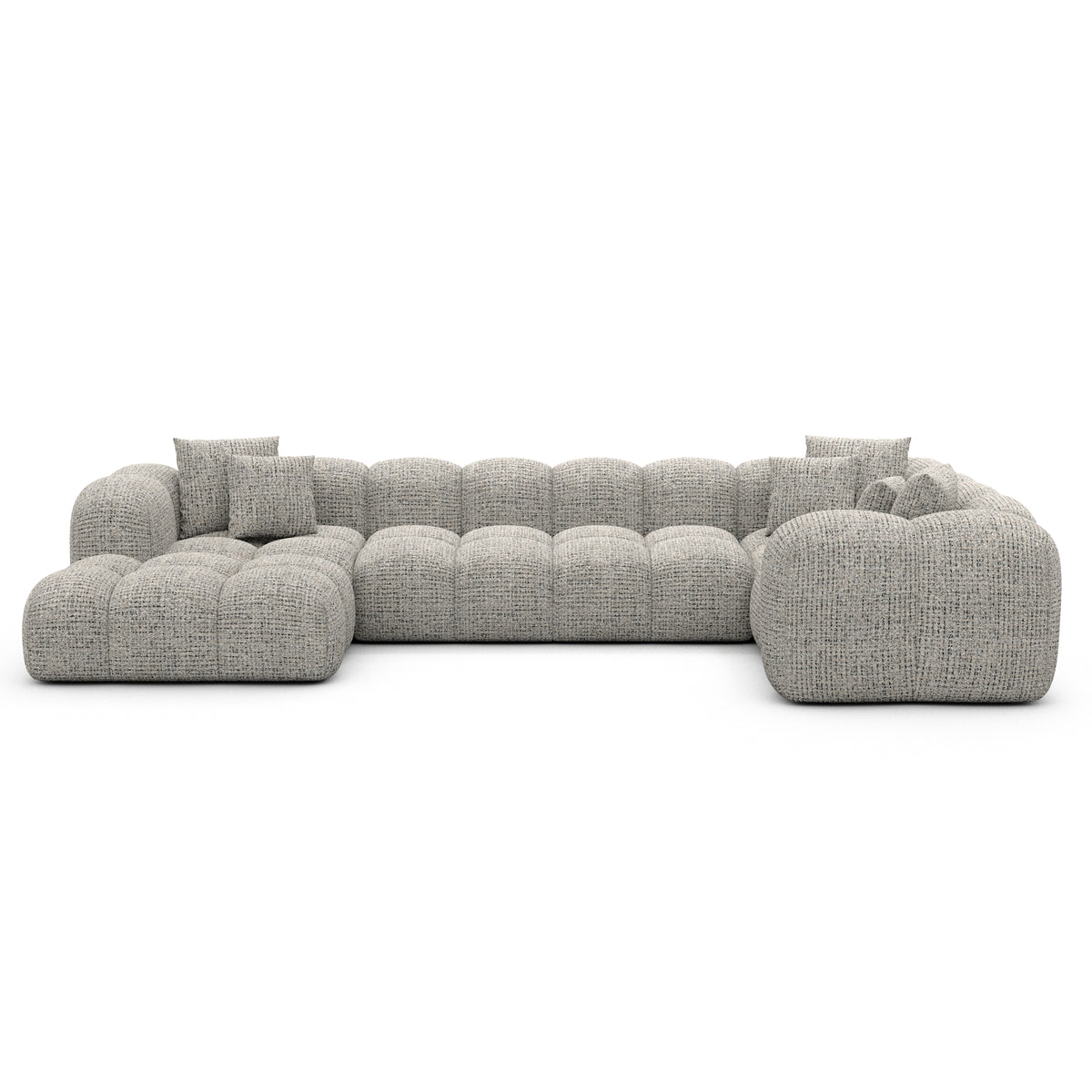 Sofa Sueno U Form - BOUCLE COCO Off Grey / Left - View 2