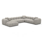 Sofa Sueno U Form XXL Lounge - BOUCLE COCO Off Grey / Left - View 1