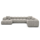 Sofa Sueno U Form XXL Lounge - BOUCLE COCO Off Grey / Left - View 2