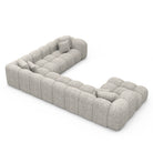 Sofa Sueno U Form XXL Lounge - BOUCLE COCO Off Grey / Left - View 3