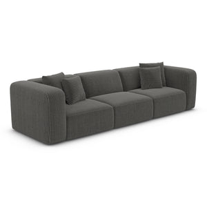 CORD VELVET Dark Grey
