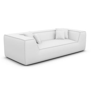 REAL LEATHER White