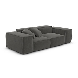 CORD VELVET Dark Grey