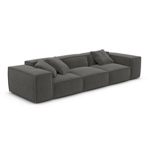 CORD VELVET Dark Grey
