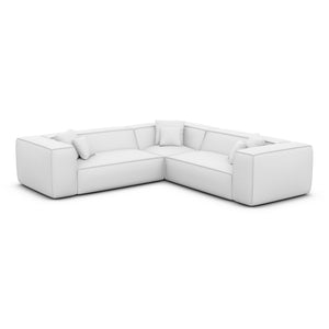 REAL LEATHER White